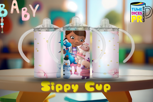 Sippy Cup Doctora Juguetes 2 12 oz | Acero inoxidable | Con sorbeto