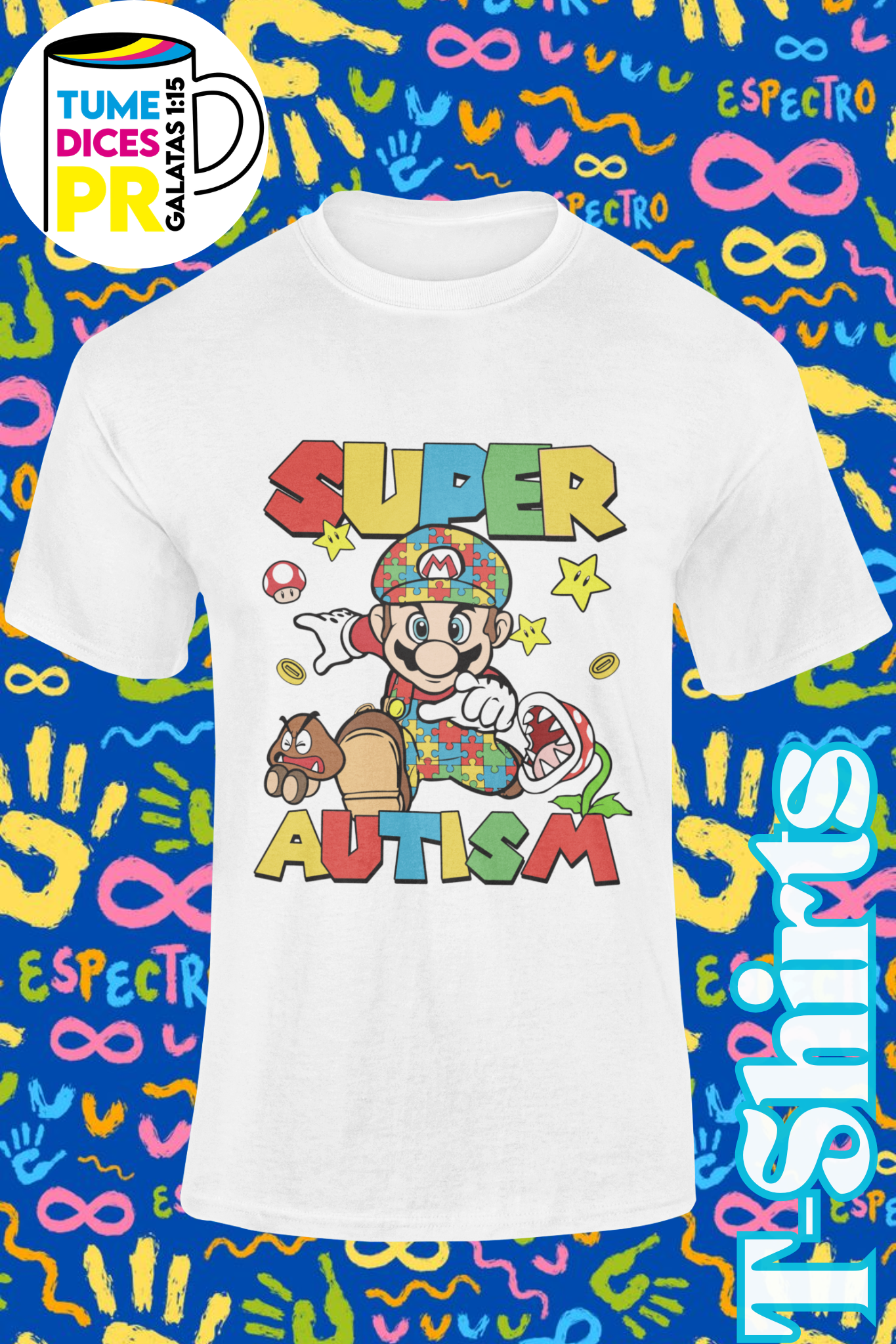 AUTISMO 3 Camisetas
