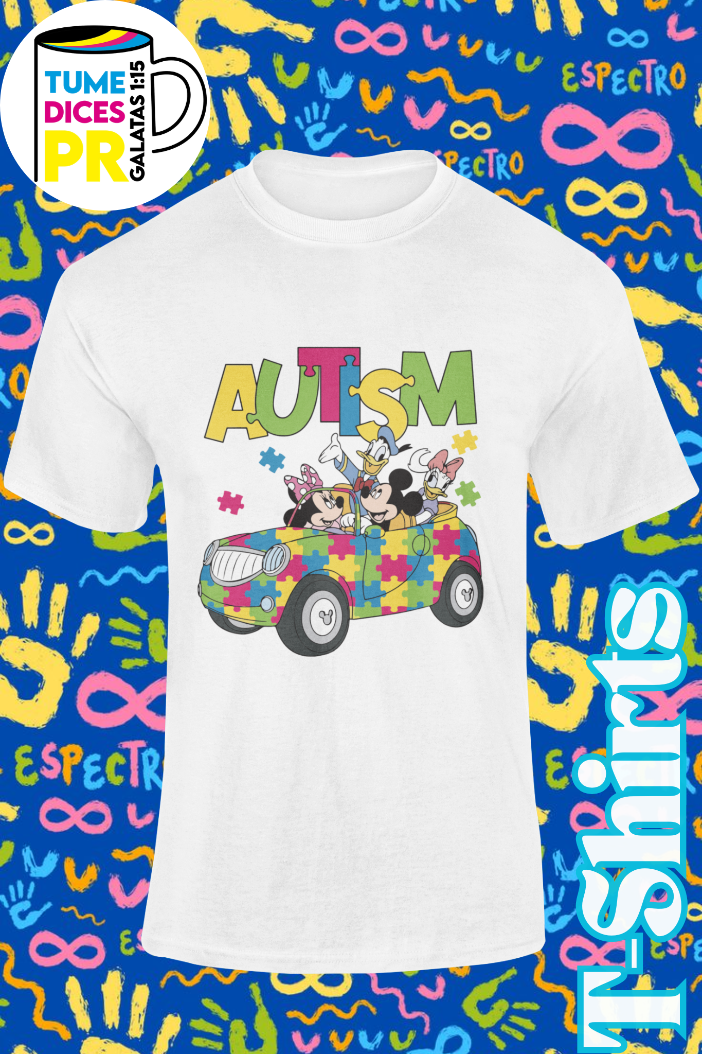 AUTISMO 3 Camisetas