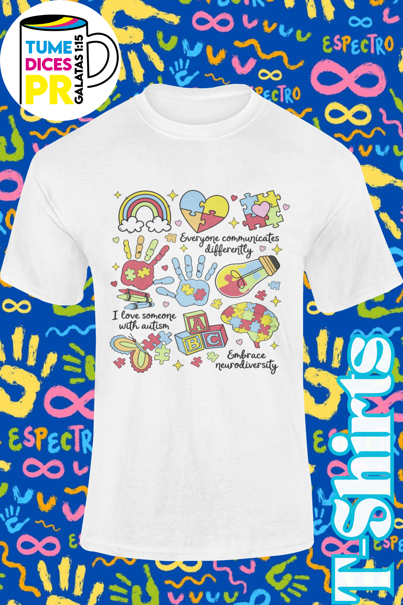 AUTISMO 3 Camisetas