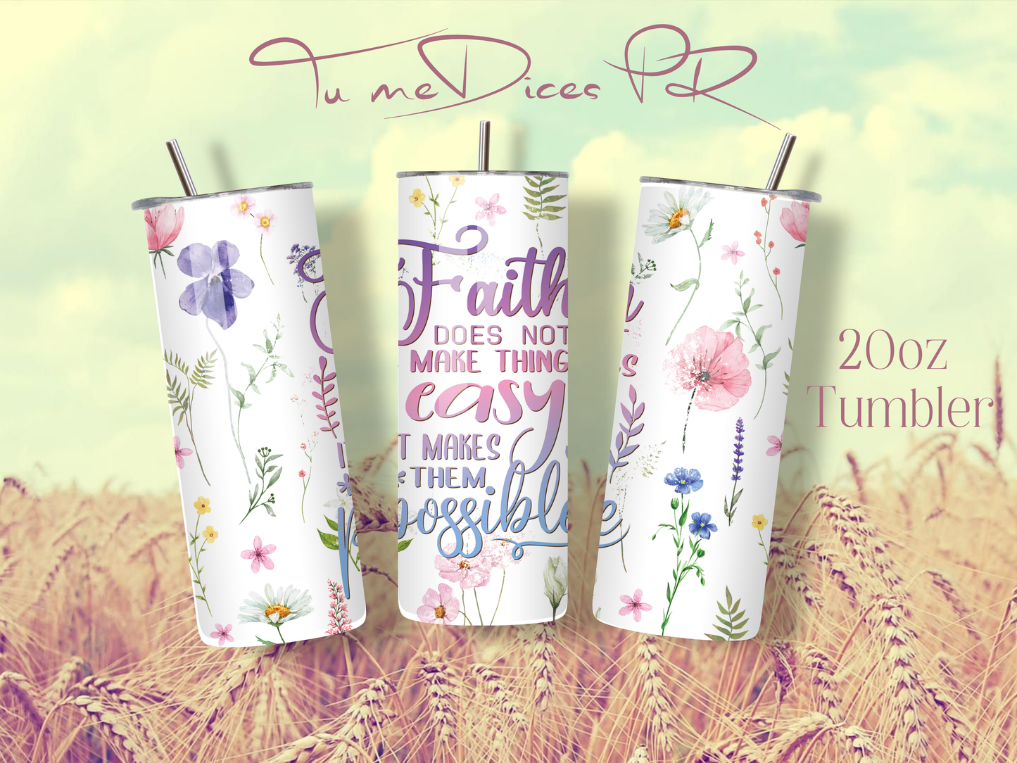 CRISTIANOS Skinny Tumbler