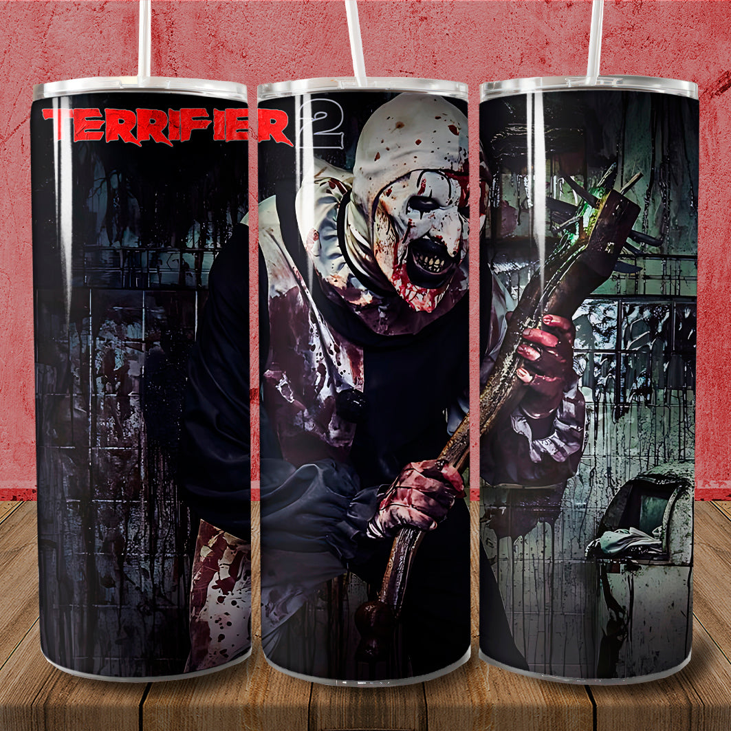 Terrifier Skinny Tumbler