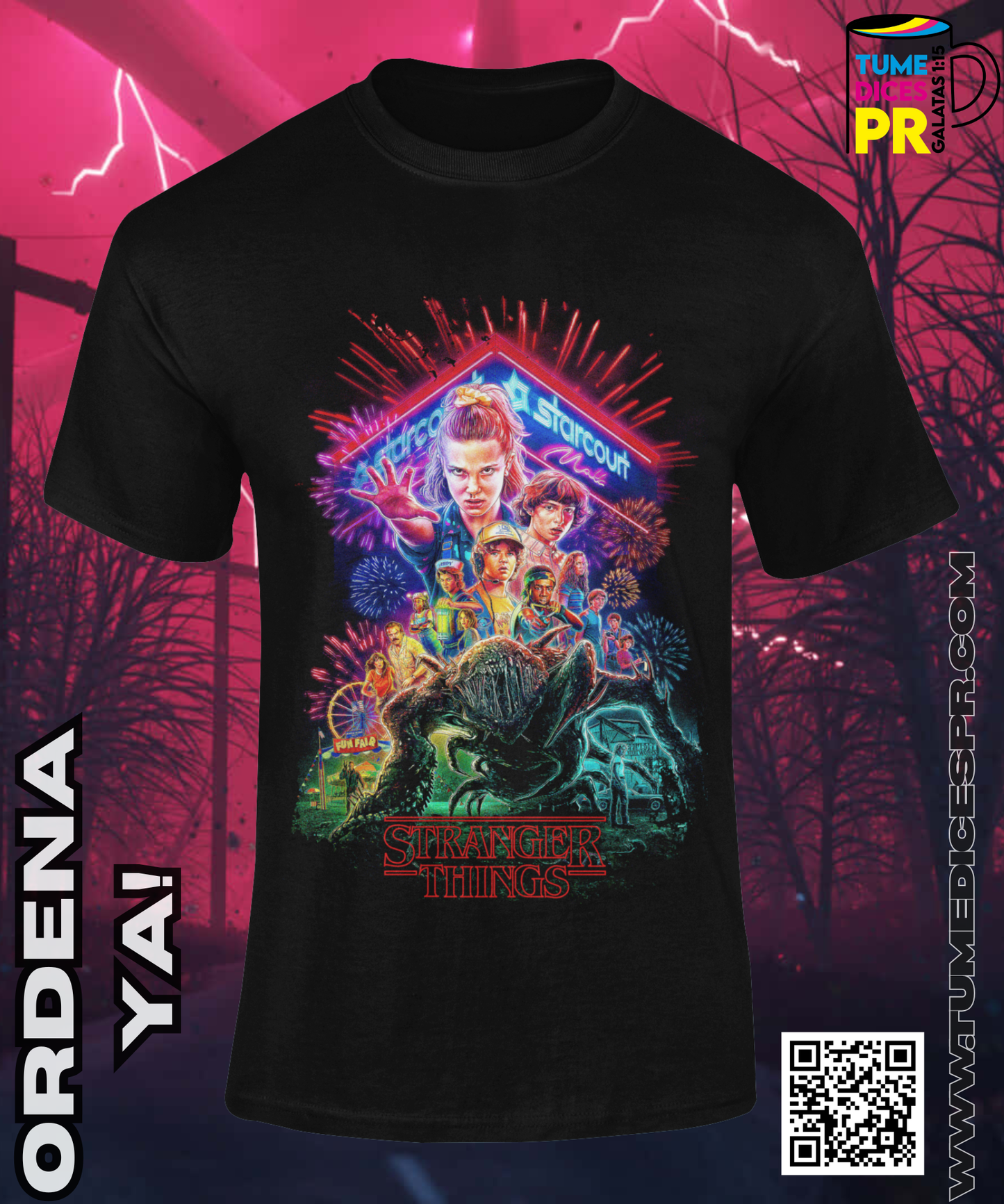 STRANGER THINGS Camisetas