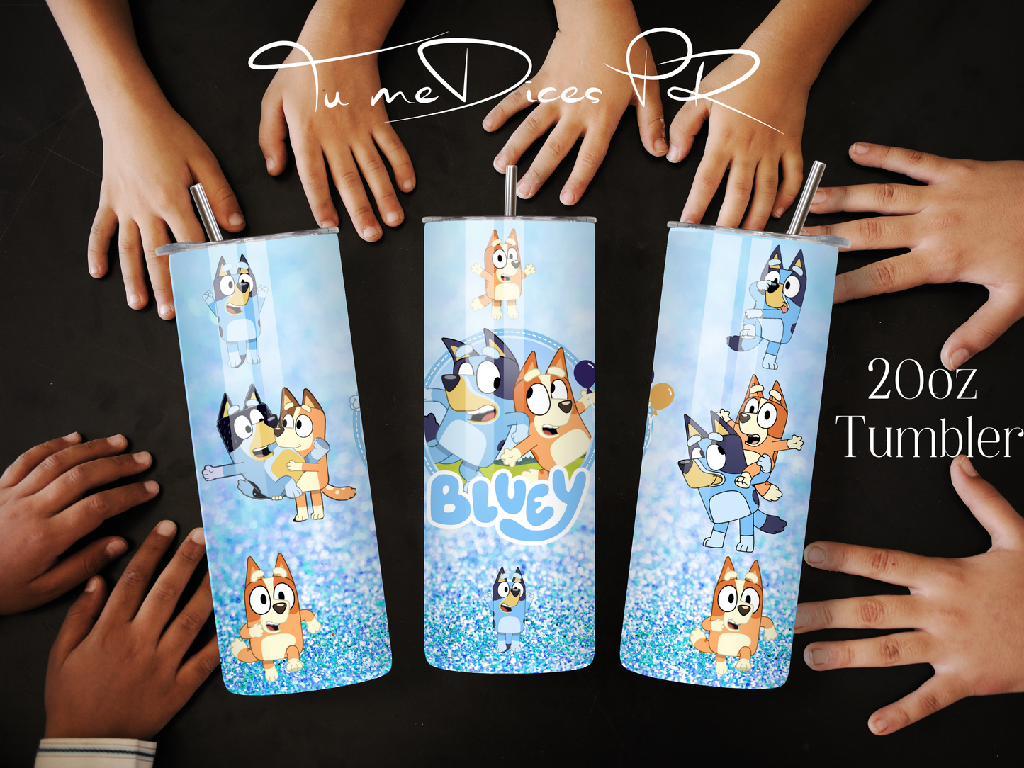 BLUEY Skinny Tumbler