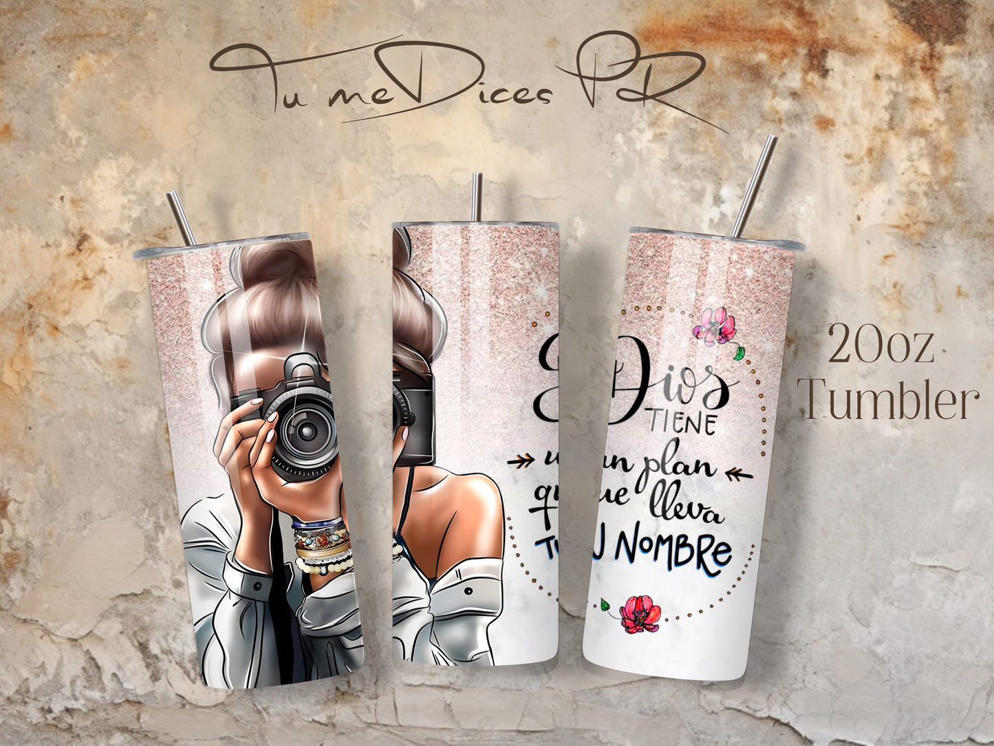 MENSAJES POSITIVOS Skinny Tumbler