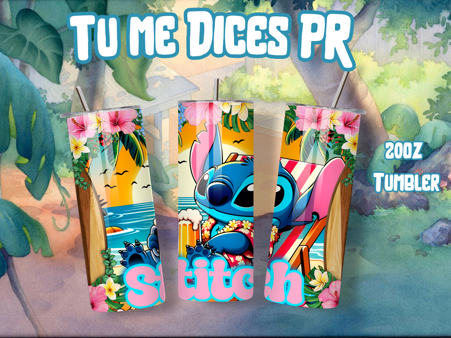 LILO & STITCH Skinny Tumbler