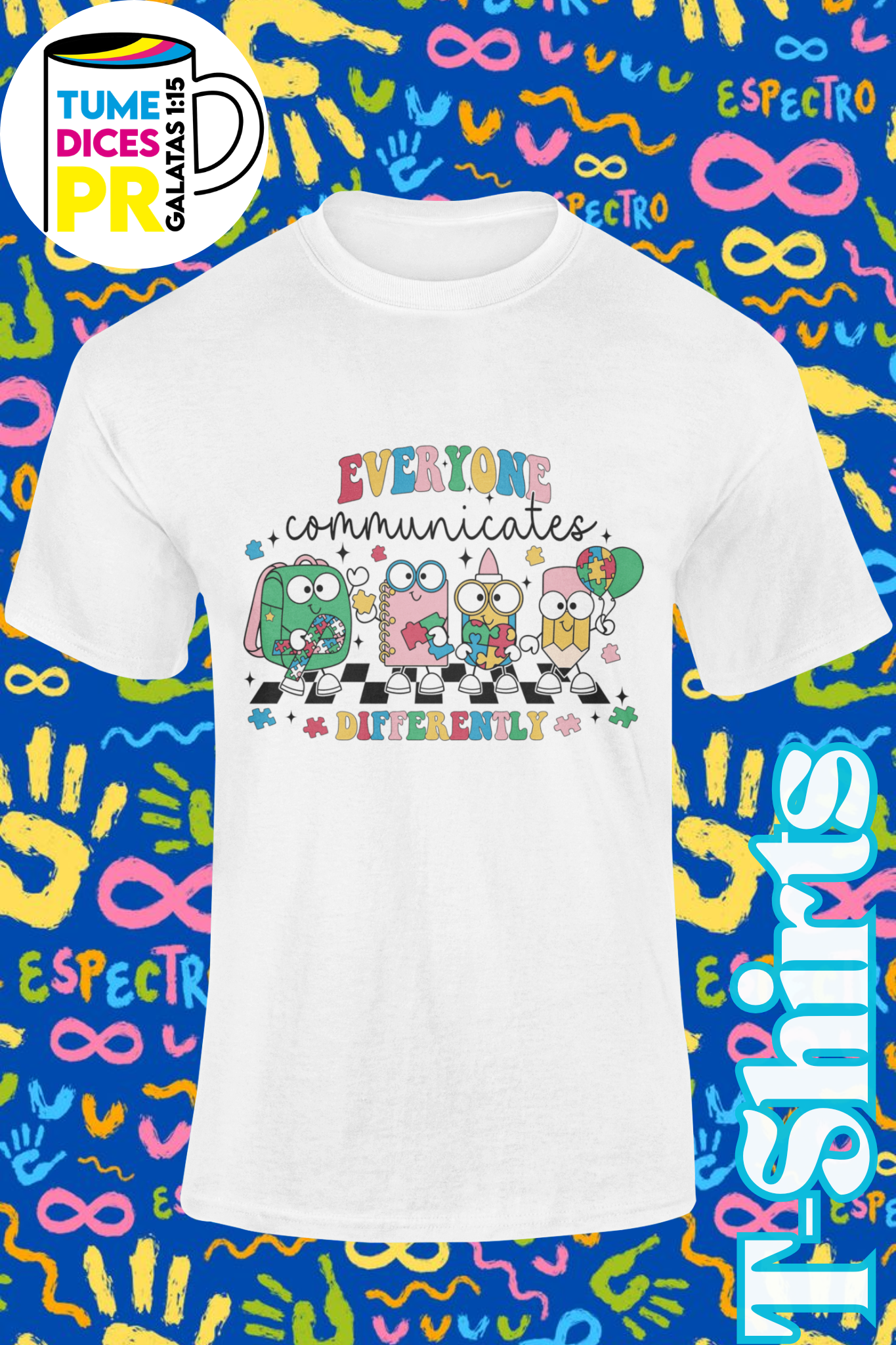 AUTISMO 3 Camisetas