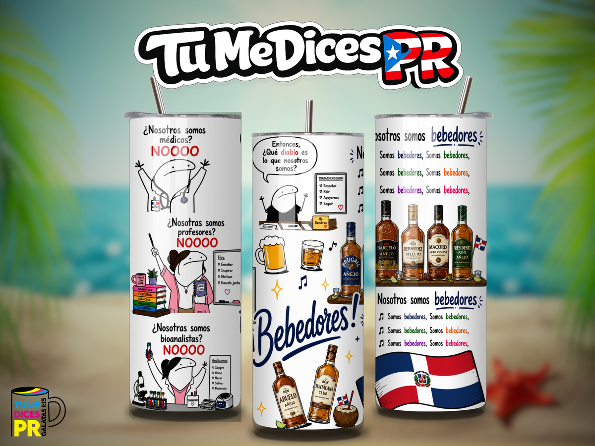 Tumbler Bebedores Skinny 20 oz | Personalizable | Mantiene frío y calor