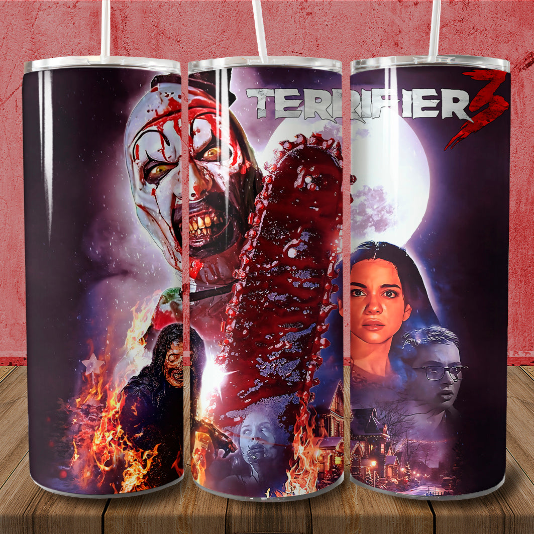 Terrifier Skinny Tumbler