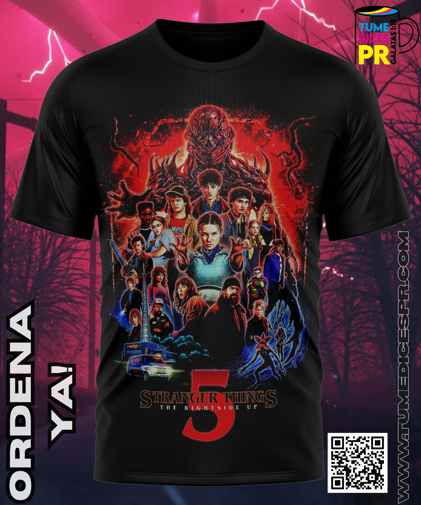 STRANGER THINGS Camisetas