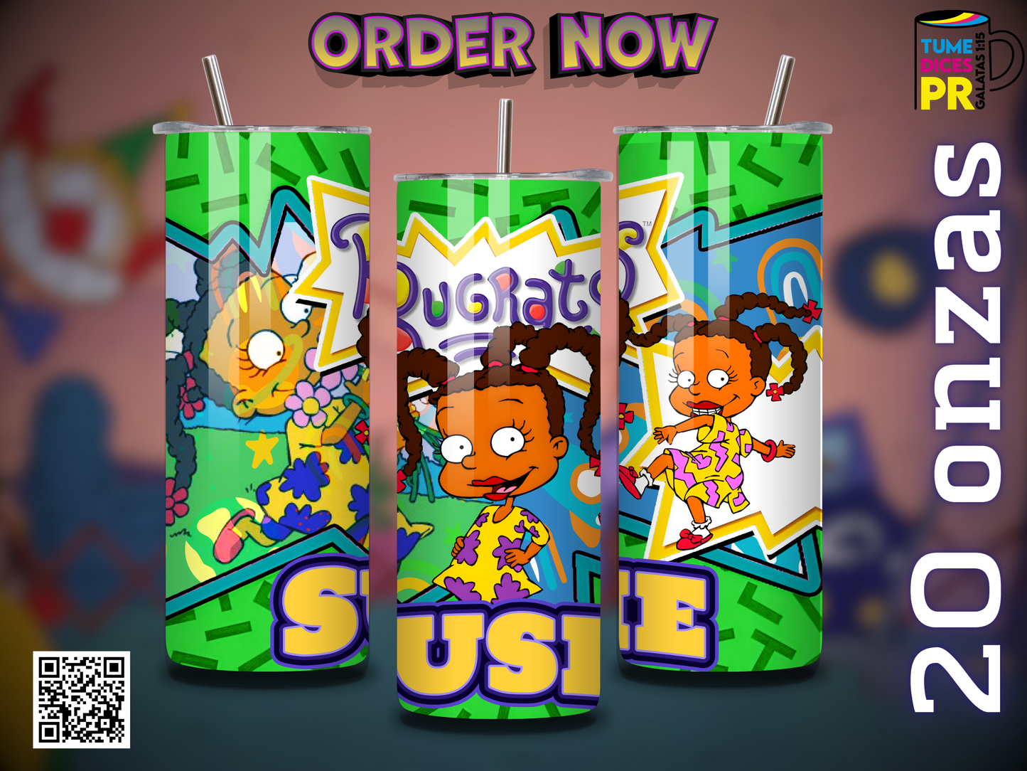RUGRATS Skinny Tumbler