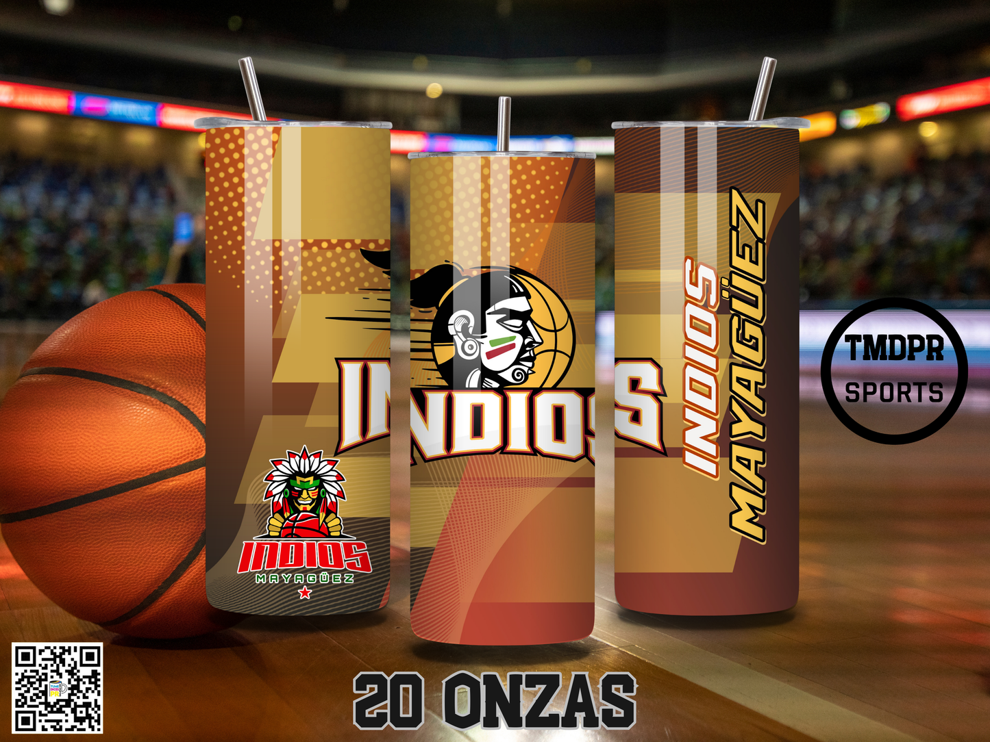 BSN Basketball Skinny Tumbler