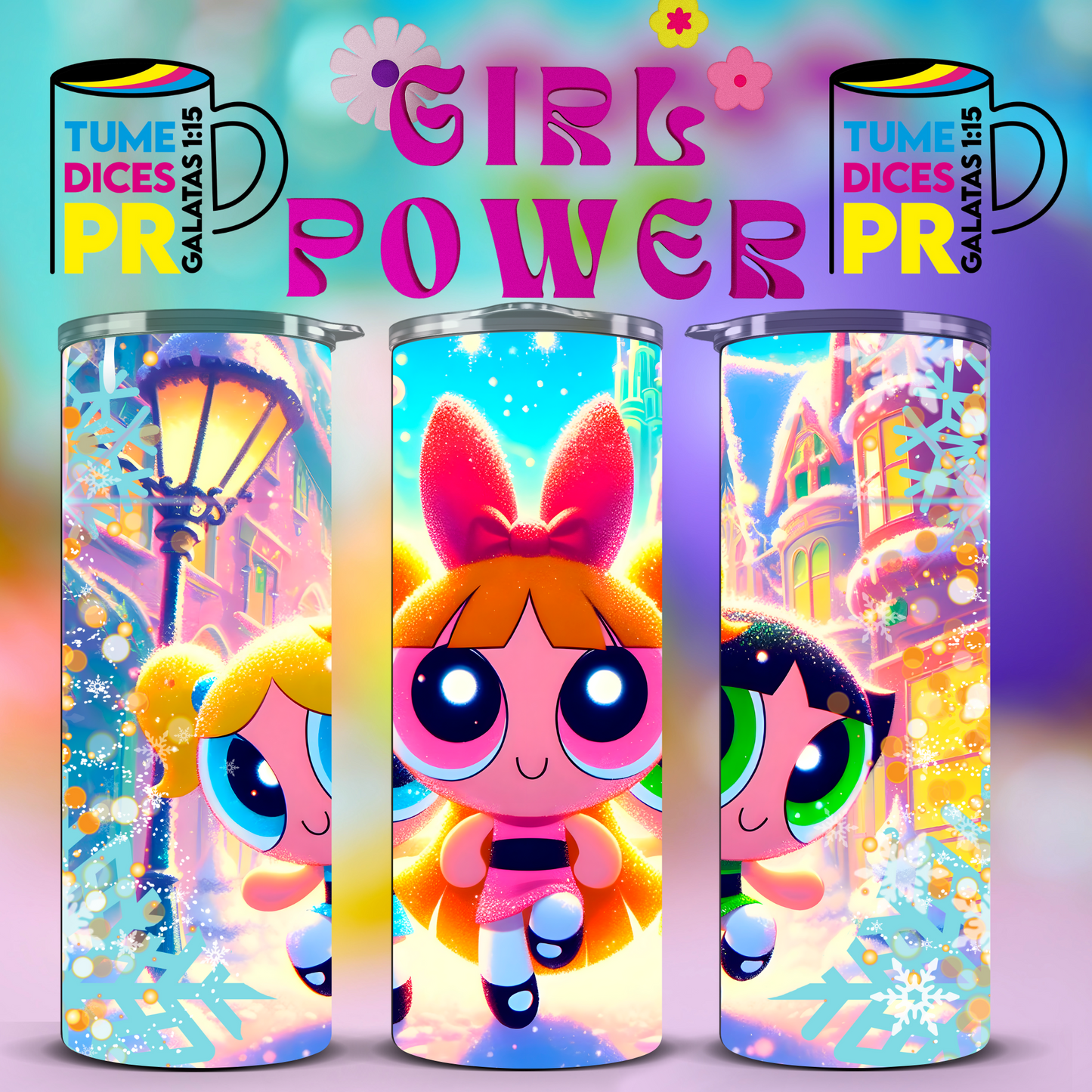 POWERPUFF GIRLS Skinny Tumbler