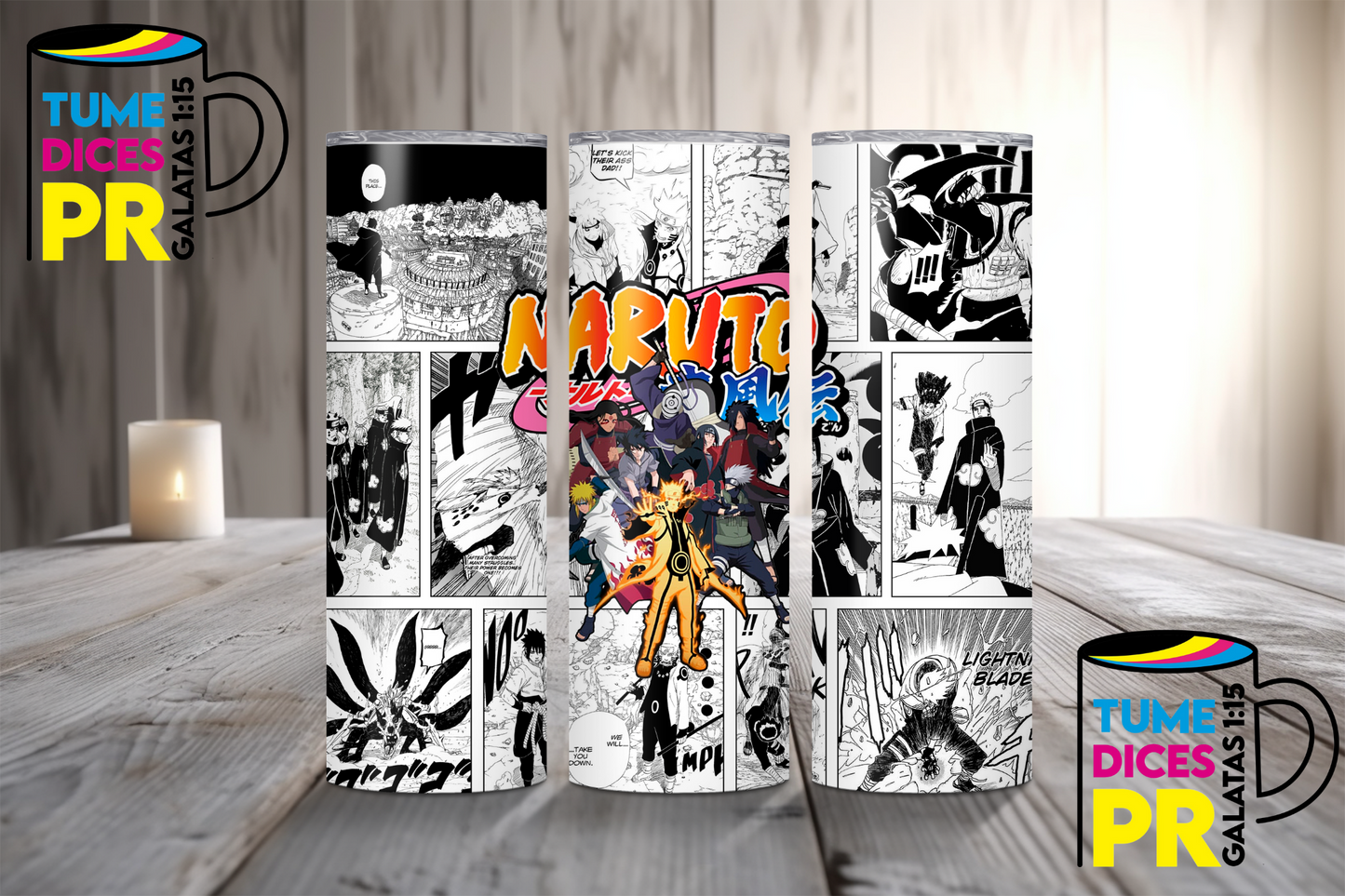 ANIME Skinny Tumbler