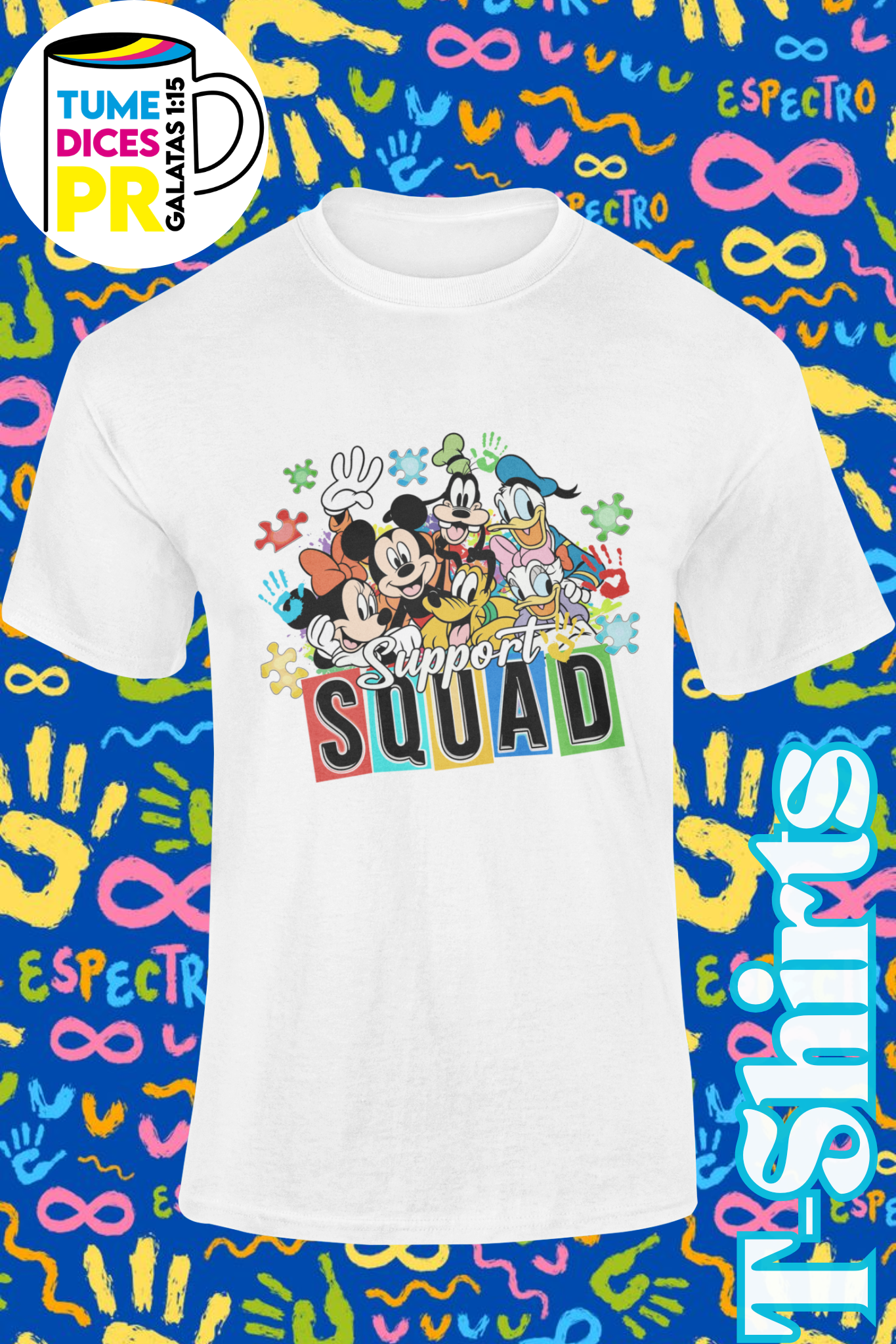AUTISMO 4 Camisetas