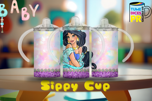 Sippy Cup Jasmín 12 oz | Acero inoxidable | Con sorbeto