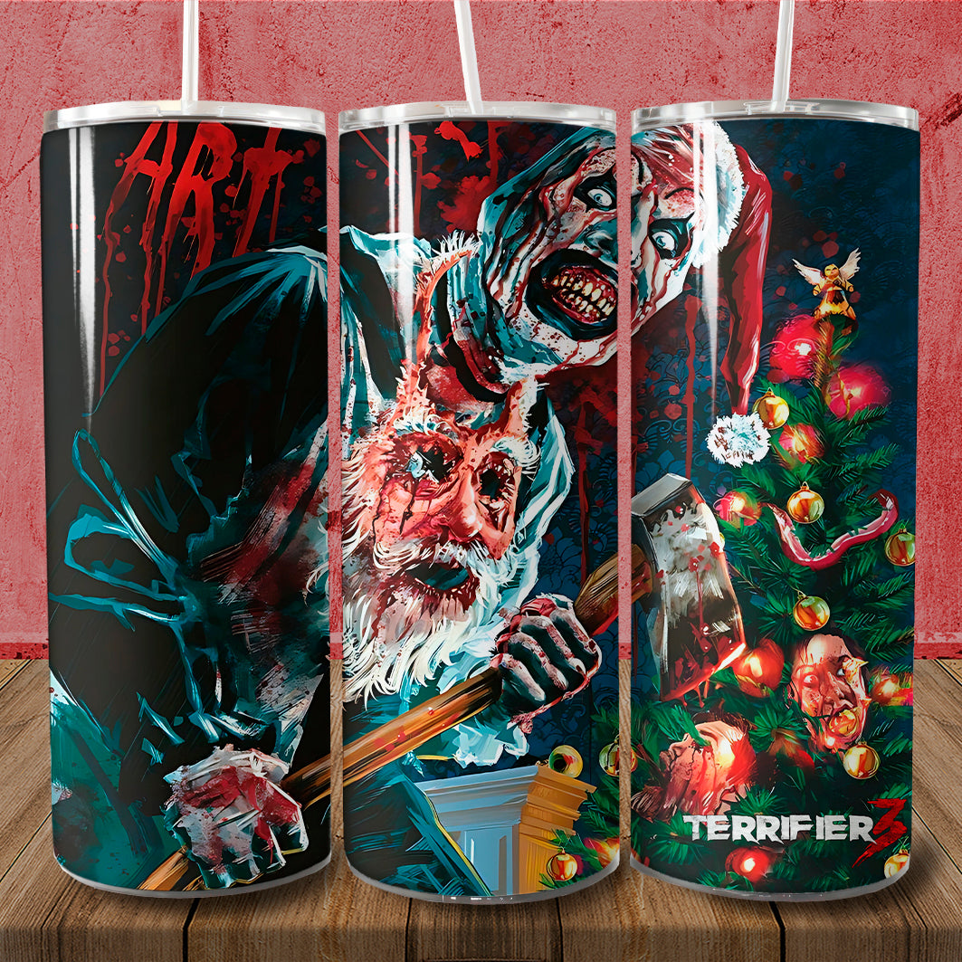 Terrifier Skinny Tumbler