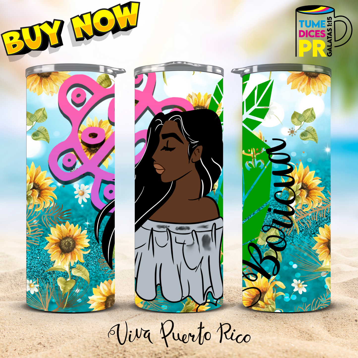 PUERTO RICO Skinny Tumbler