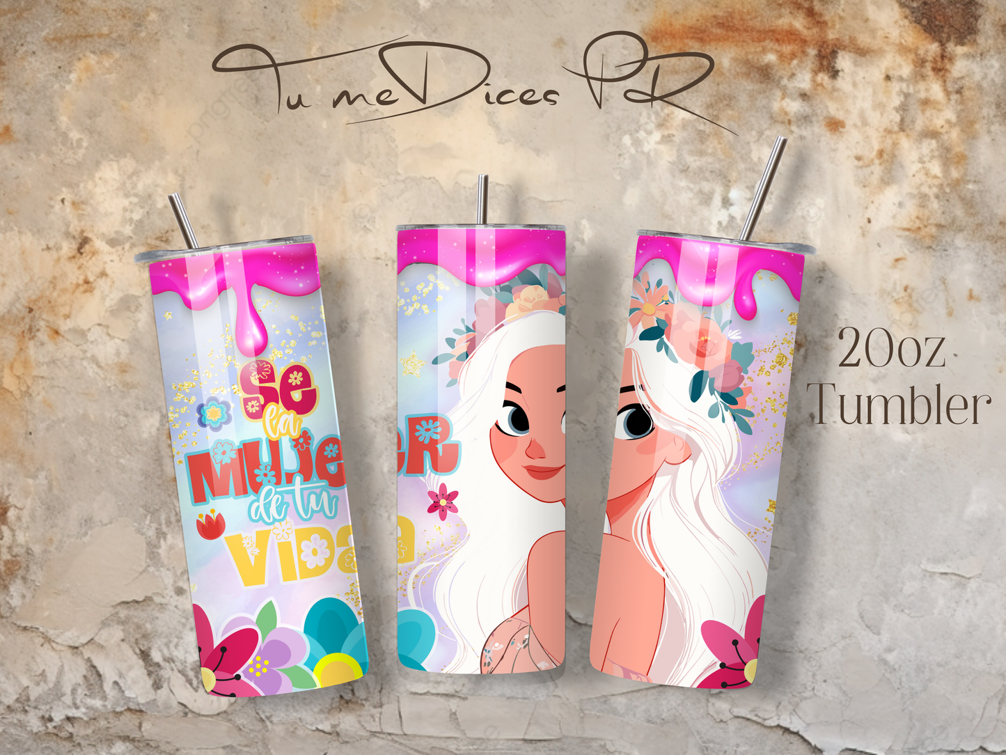 MENSAJES POSITIVOS Skinny Tumbler