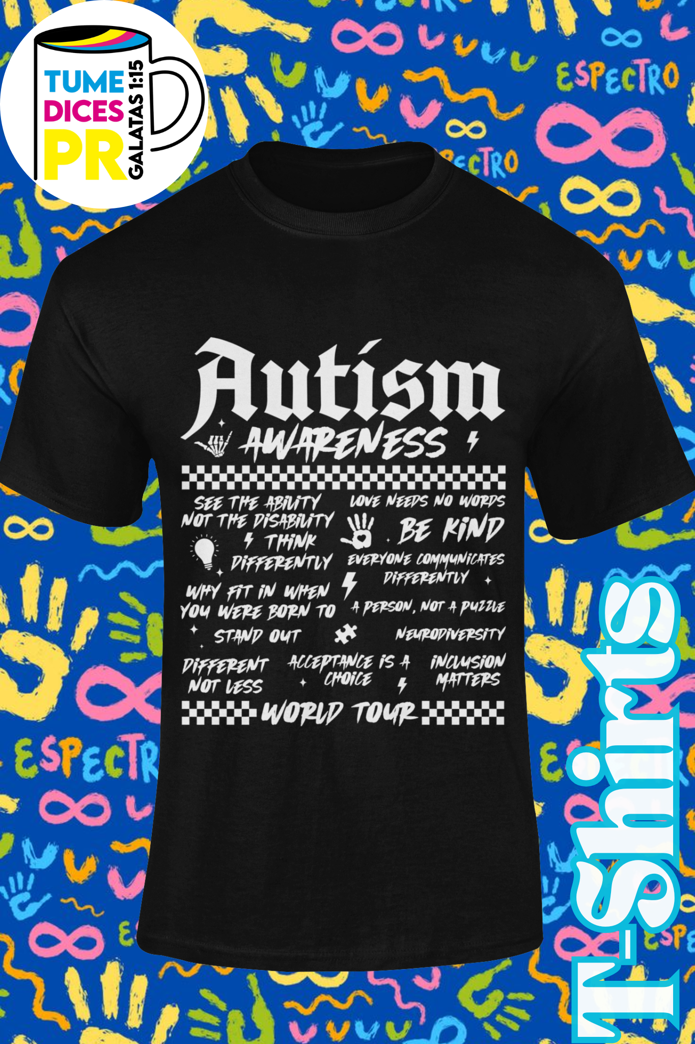 AUTISMO 4 Camisetas