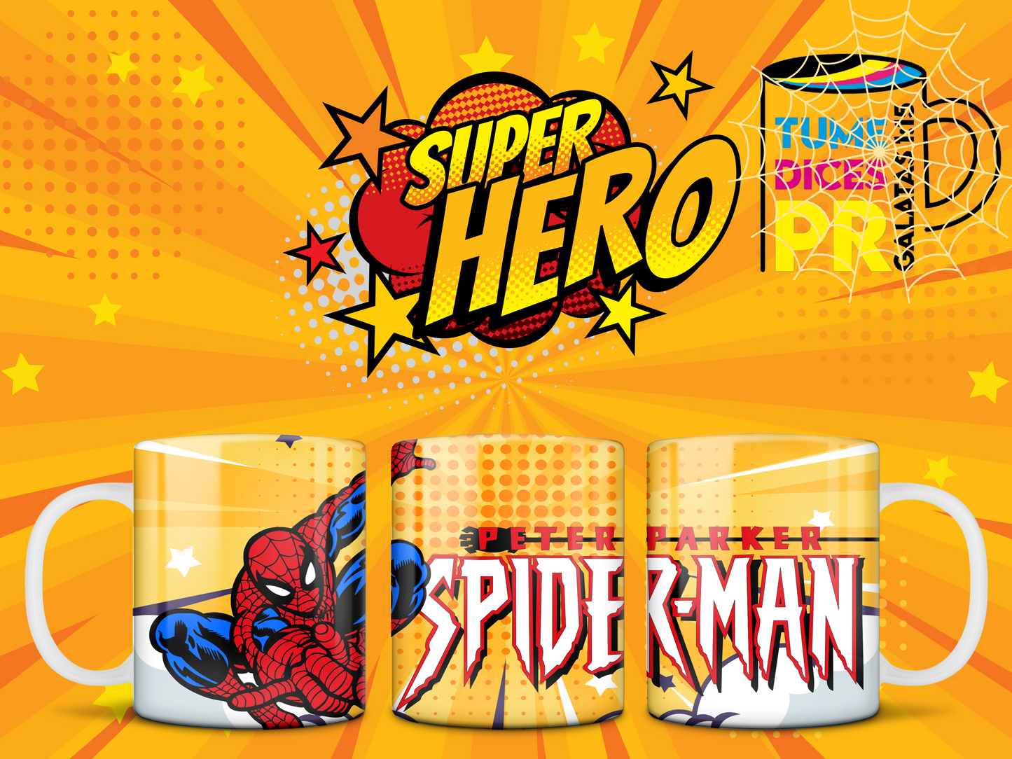 Taza Super Heroes