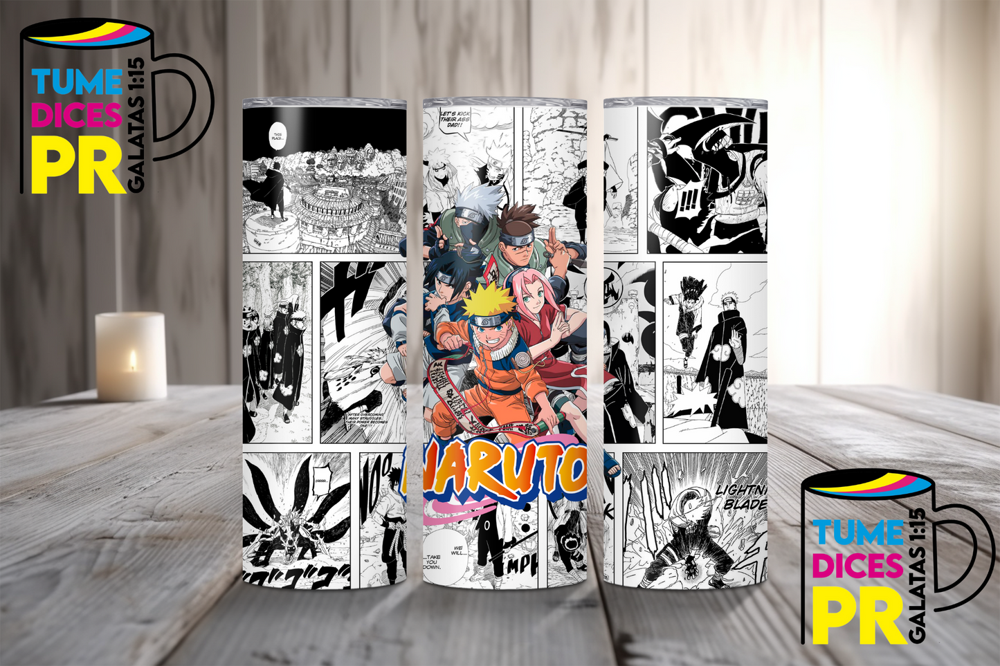 ANIME Skinny Tumbler