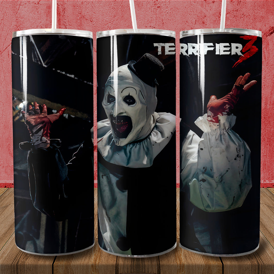 Terrifier Skinny Tumbler