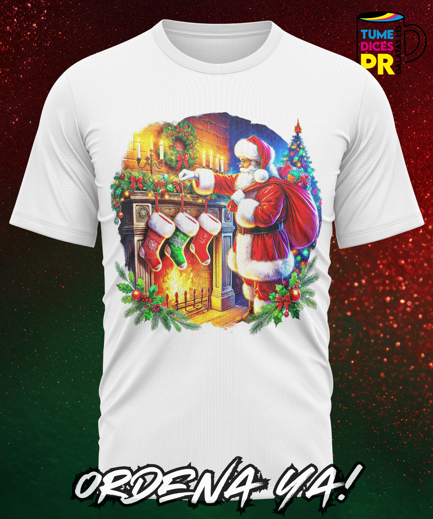 Camiseta SANTA NAVIDAD