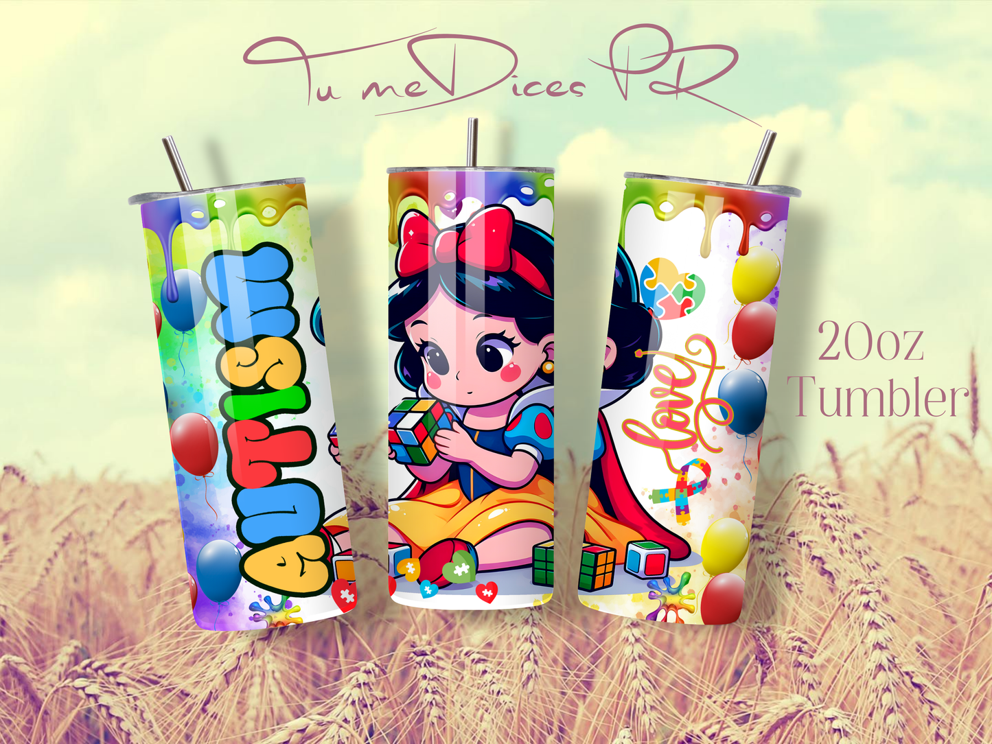 AUTISMO Skinny Tumbler