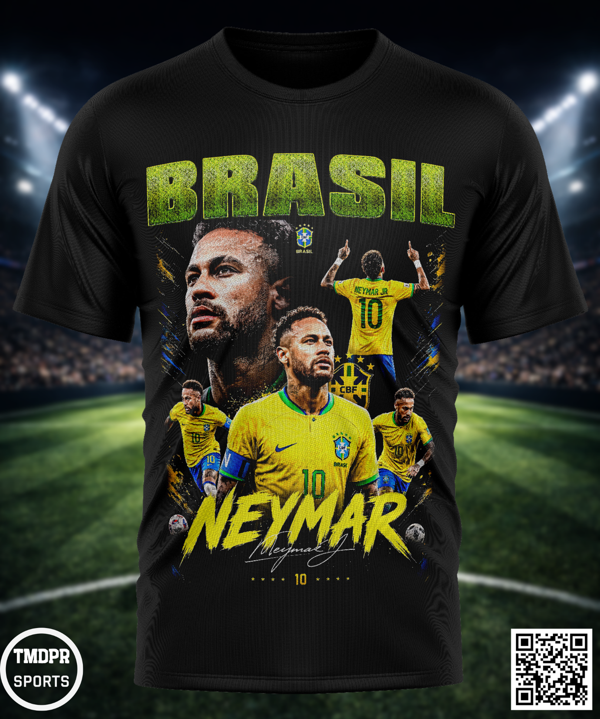 Camiseta NEYMAR | Algodón y poliéster | Tallas S–XL