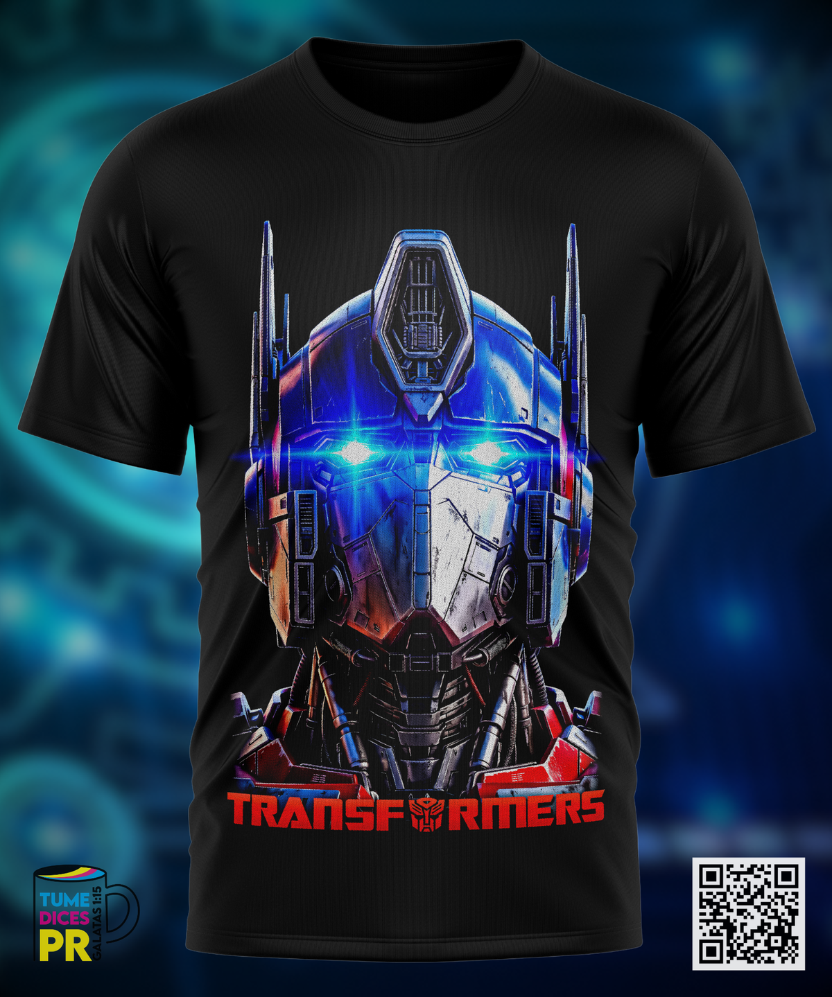Camiseta TRANSFORMERS | Algodón y poliéster | Tallas S–XL