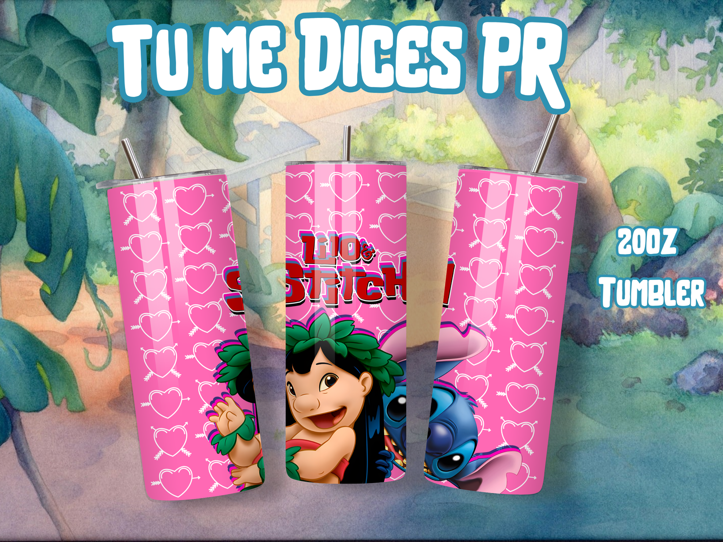 LILO & STITCH Skinny Tumbler