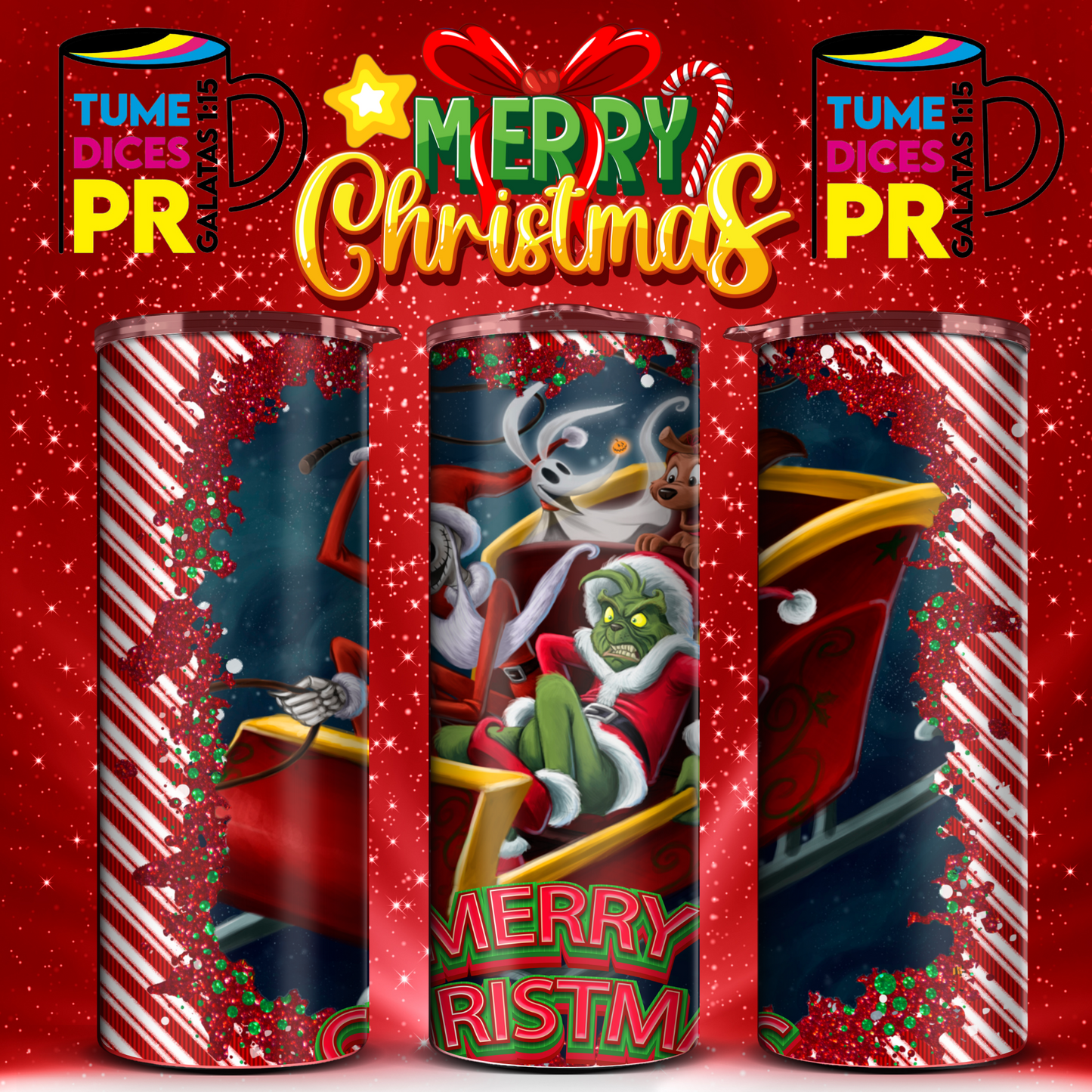 NAVIDAD 2 Skinny Tumbler