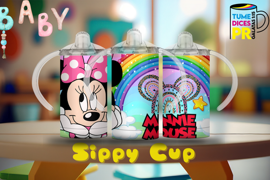 Sippy Cup Minnie Mouse 2 12 oz | Acero inoxidable | Con sorbeto