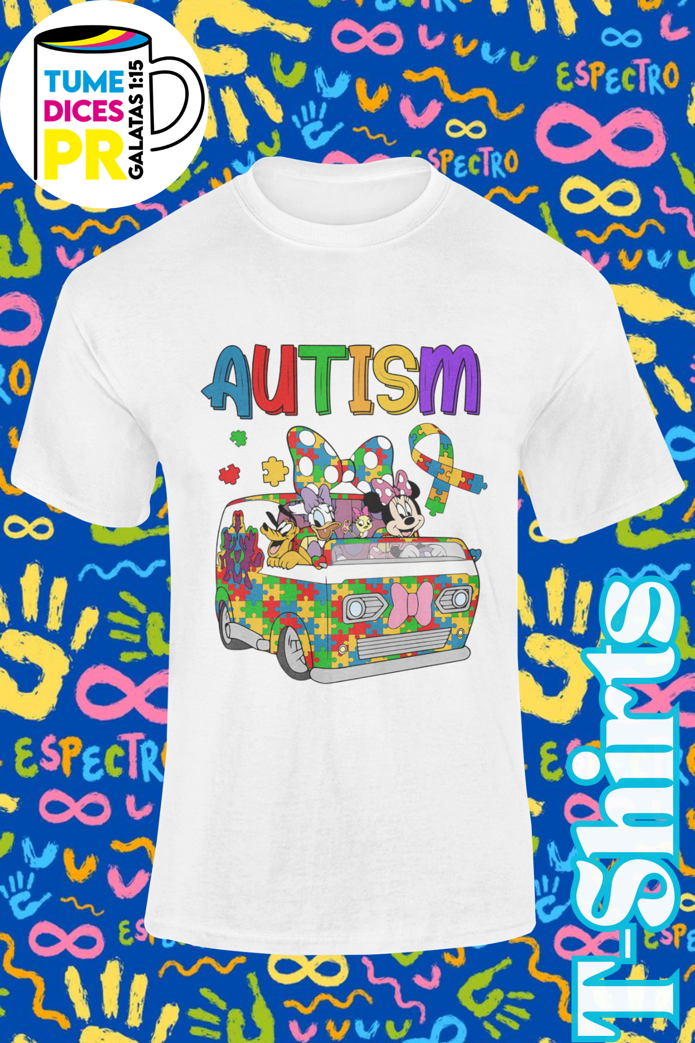 AUTISMO 4 Camisetas