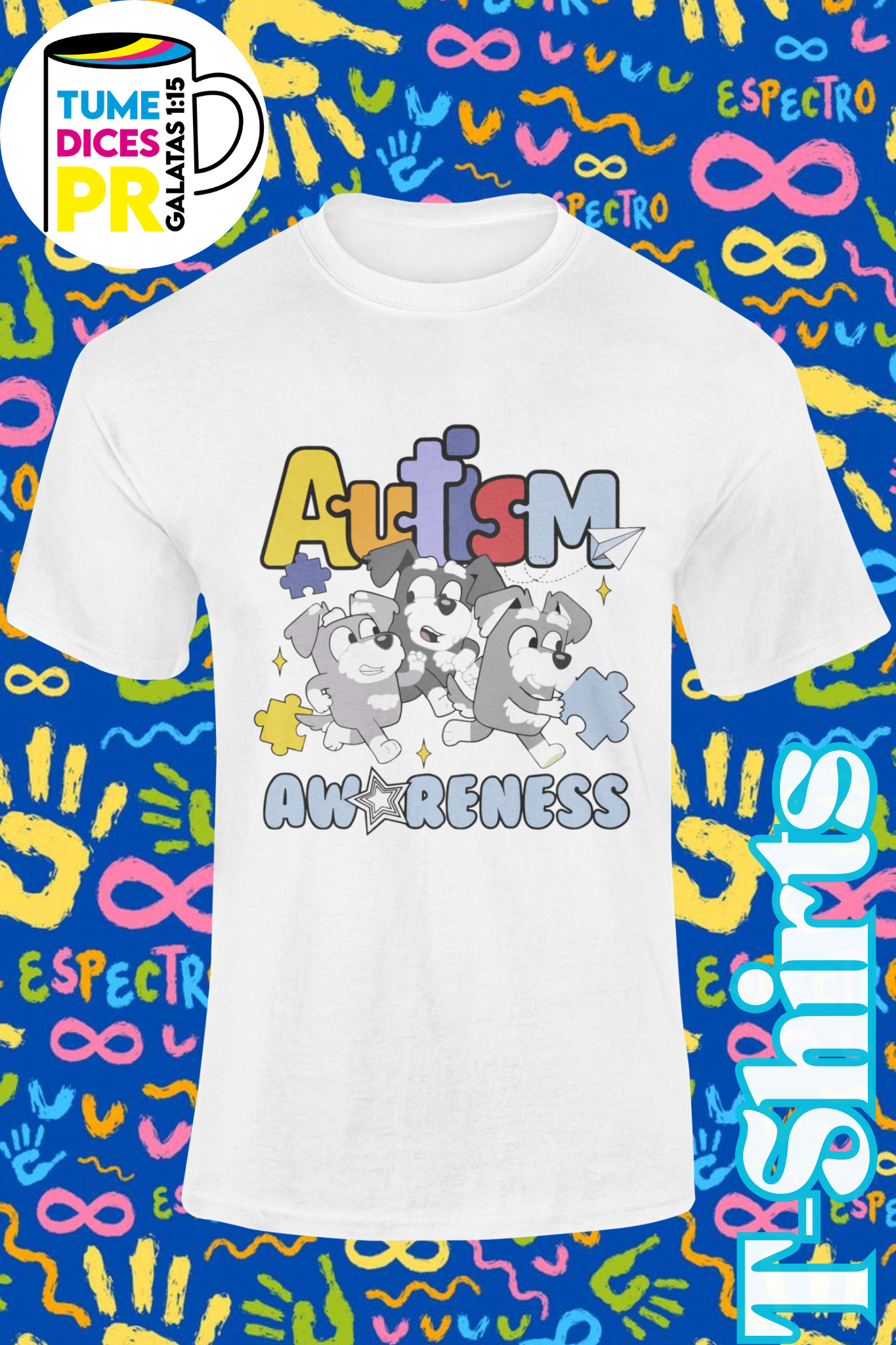 AUTISMO 4 Camisetas