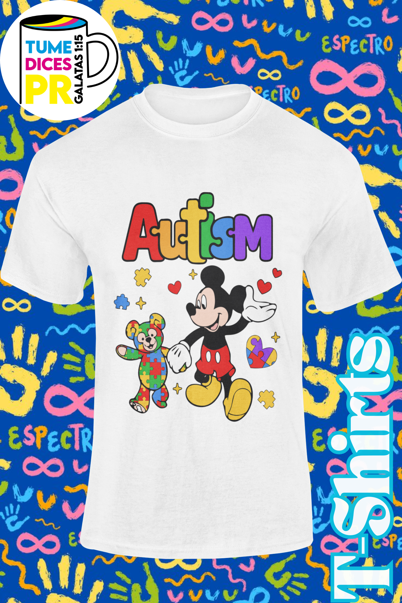 AUTISMO 4 Camisetas