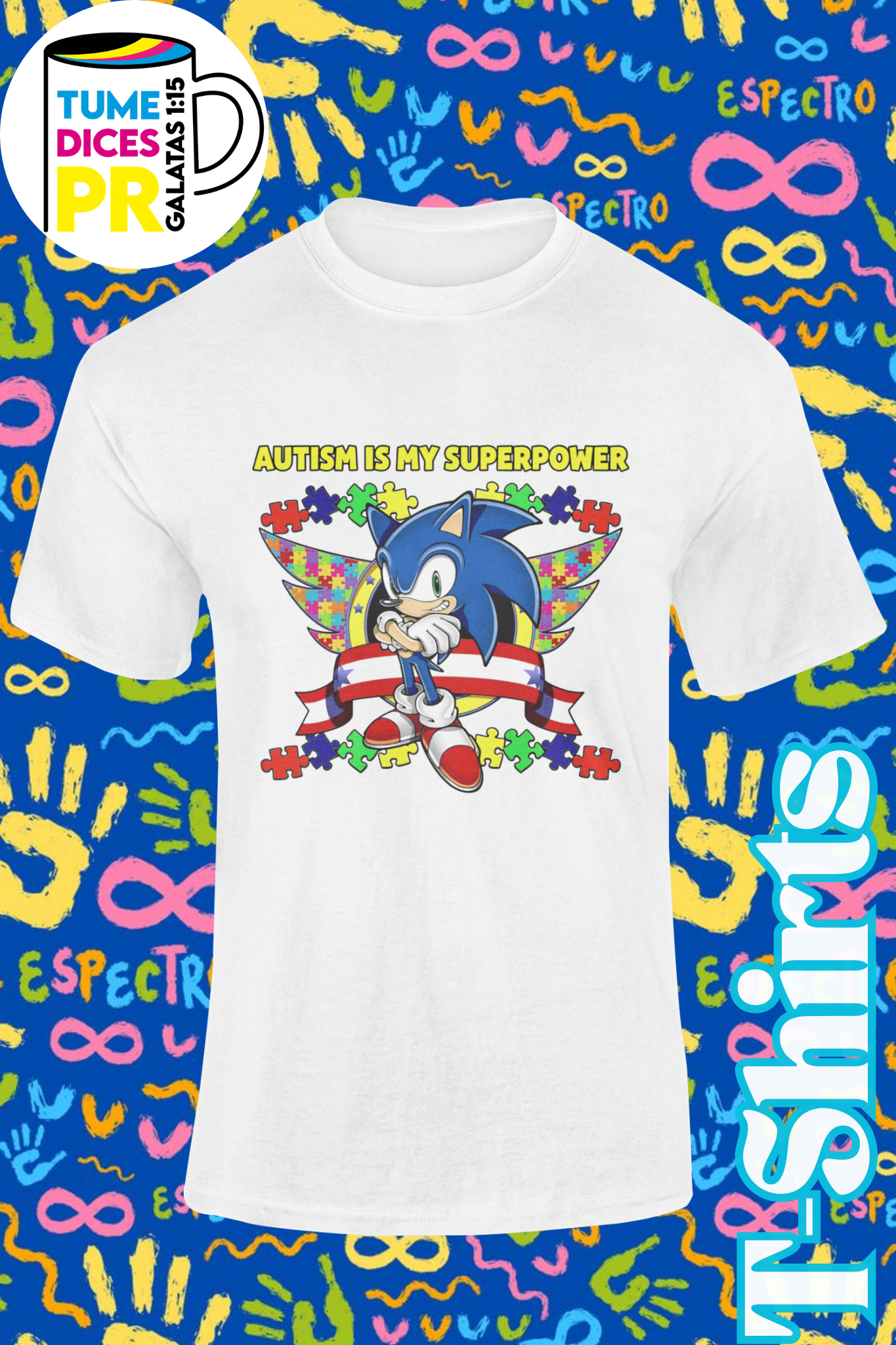 AUTISMO 4 Camisetas