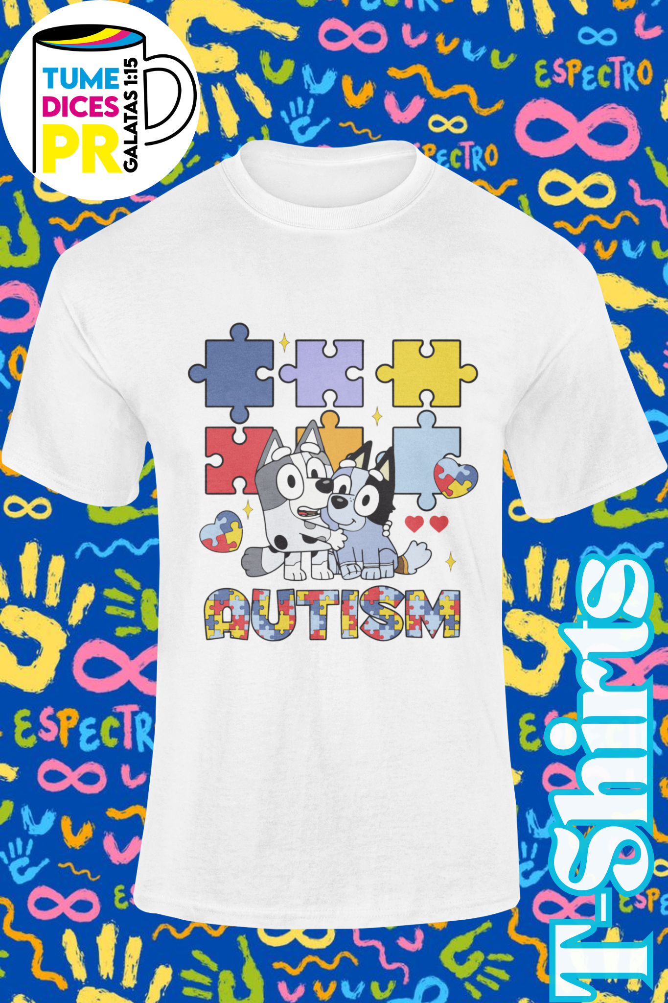 AUTISMO 4 Camisetas