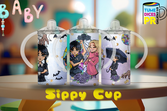Sippy Cup Merlina 12 oz | Acero inoxidable | Con sorbeto