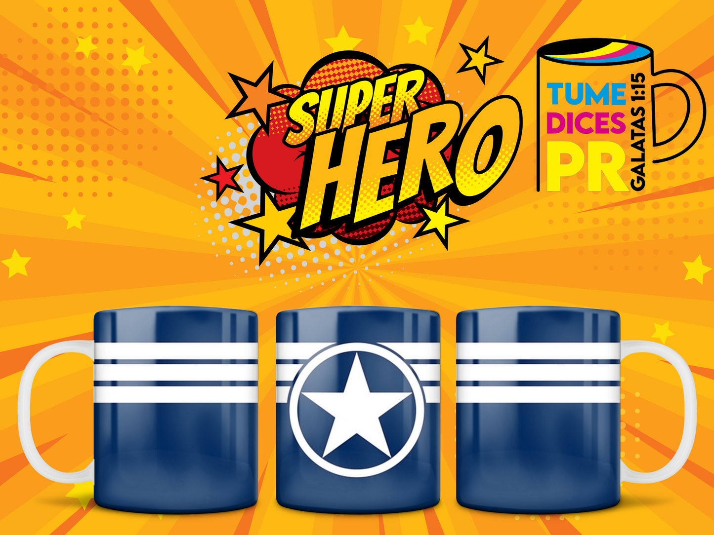 Taza Super Heroes