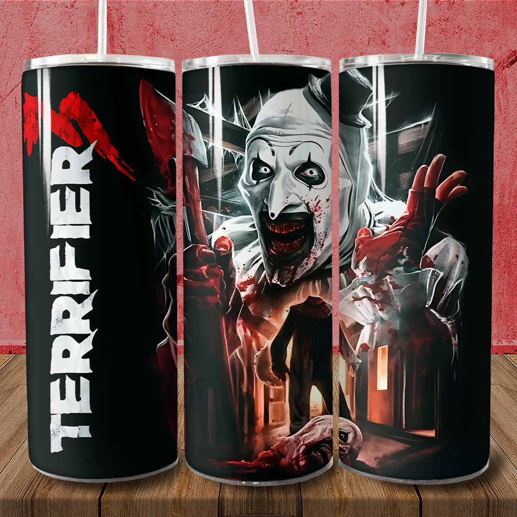 Terrifier Skinny Tumbler