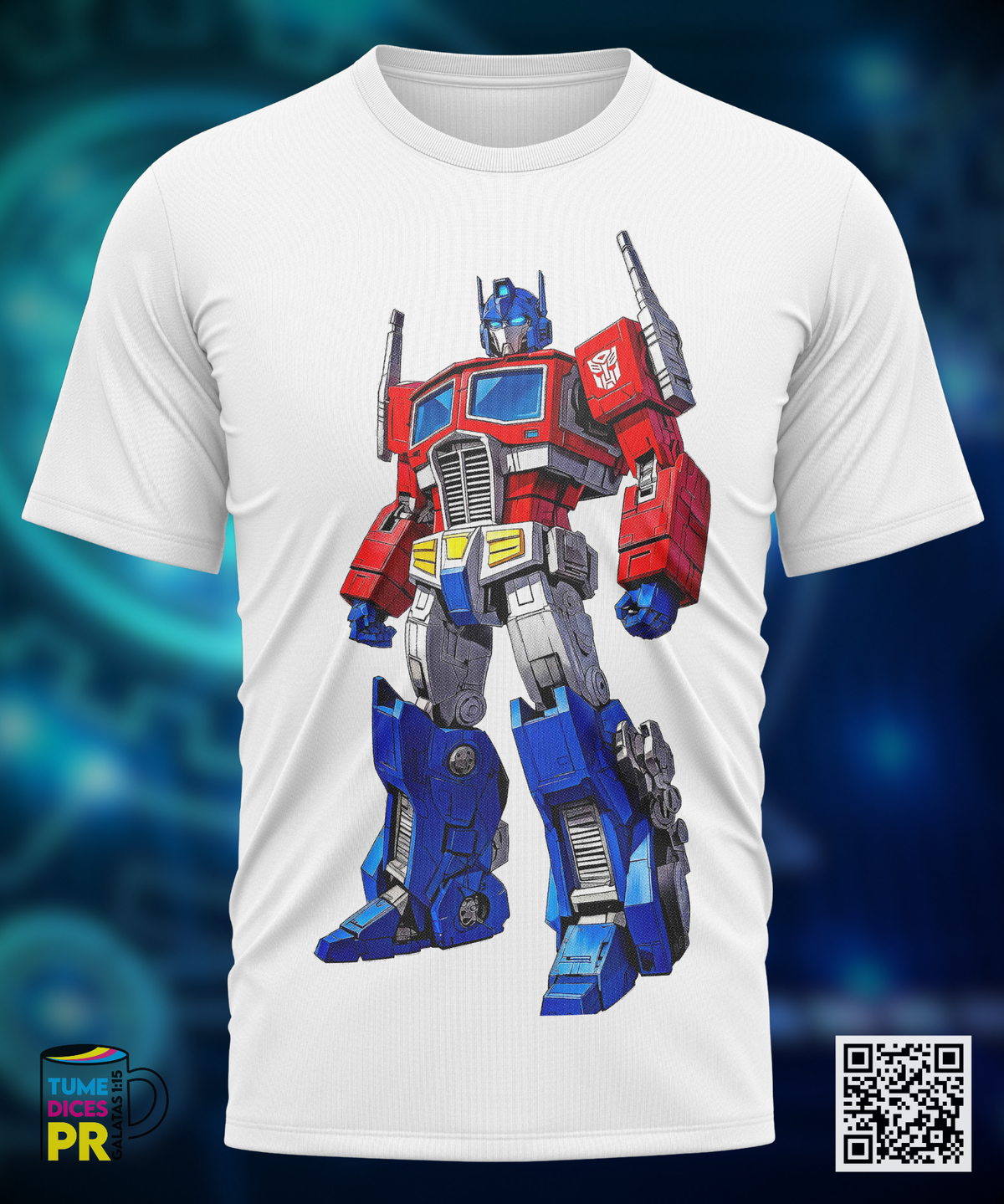 Camiseta TRANSFORMERS | Algodón y poliéster | Tallas S–XL