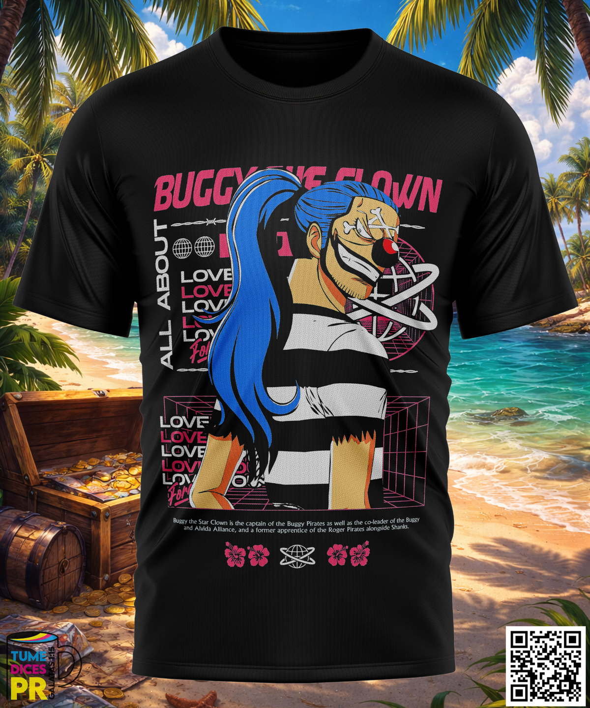 Camiseta ONE PIECE 1 | Algodón y poliéster | Tallas S–XL
