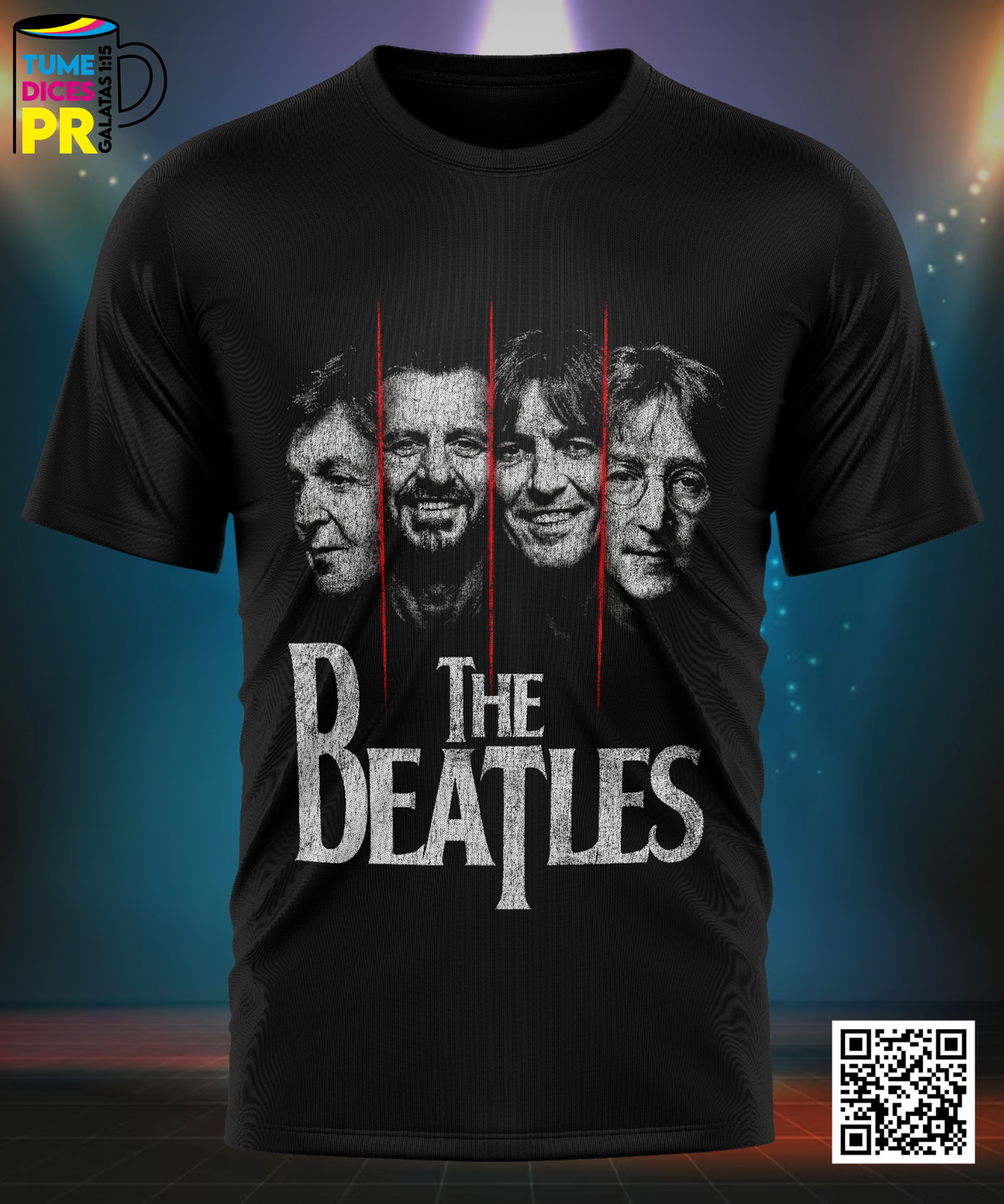 Camiseta THE BEATLES | Algodón y poliéster | Tallas S–XL