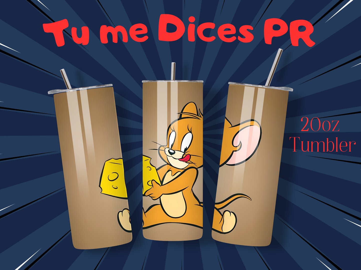 Tom & Jerry Skinny Tumbler