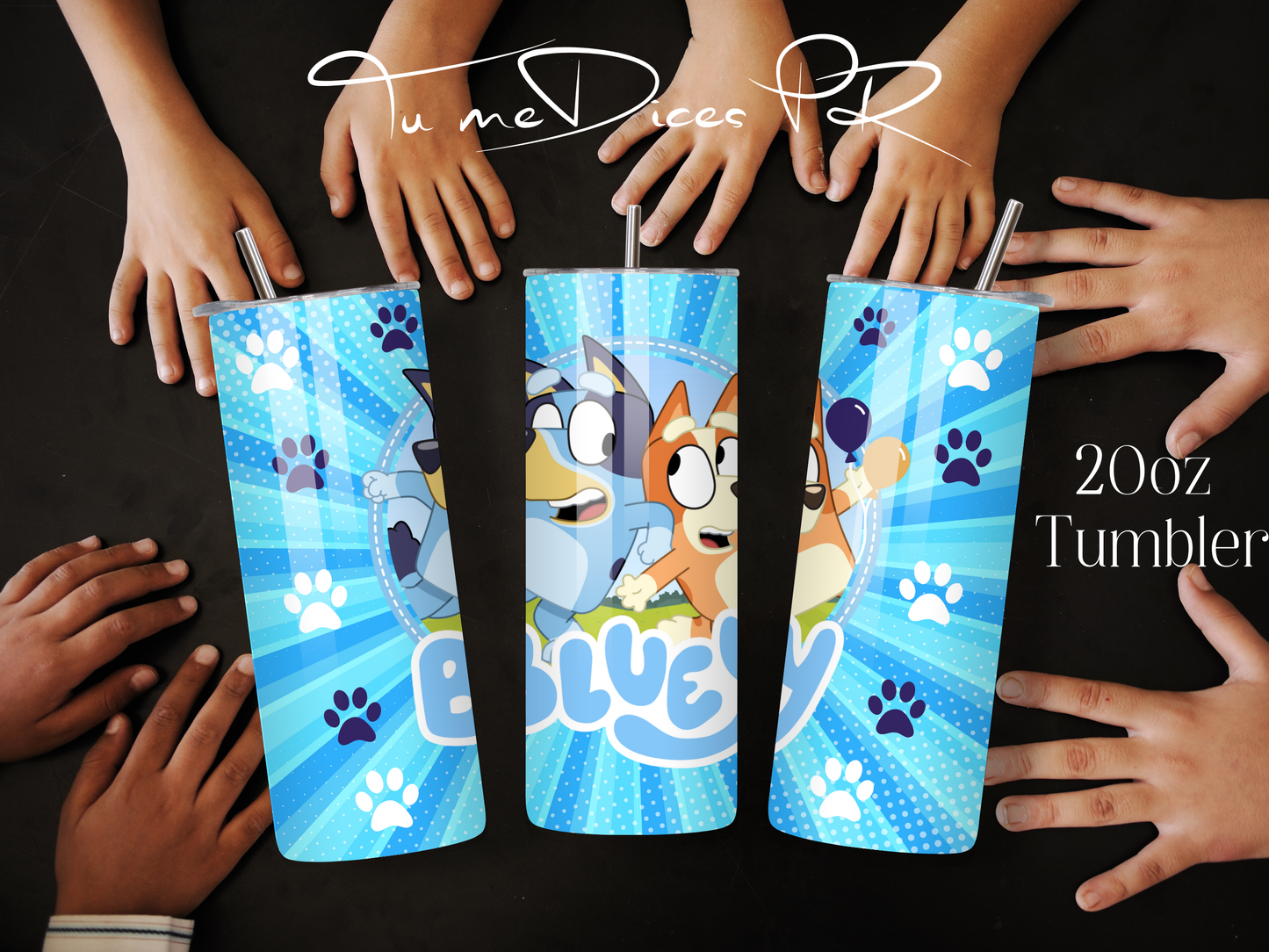 BLUEY Skinny Tumbler
