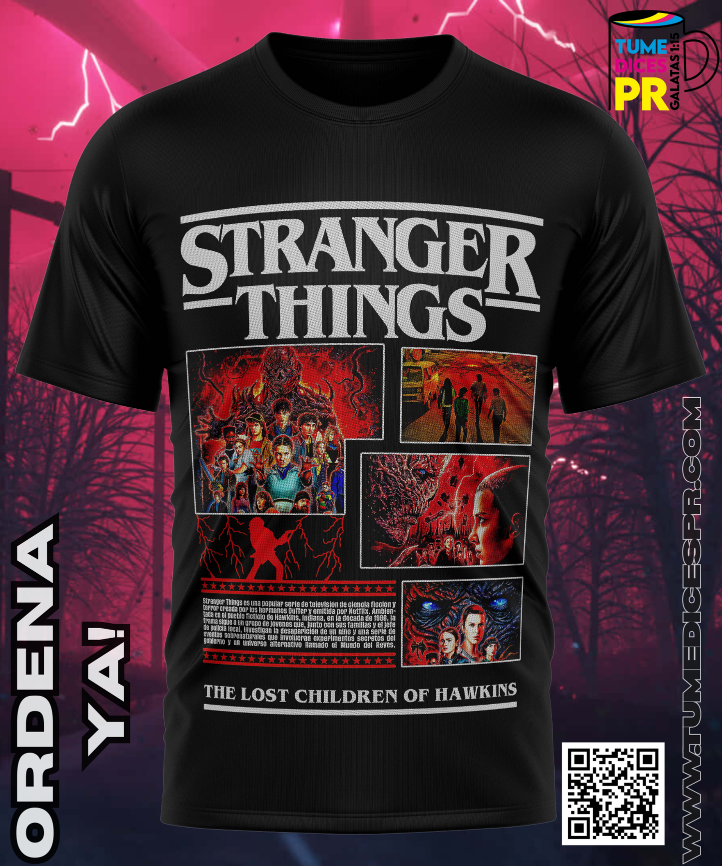 STRANGER THINGS Camisetas