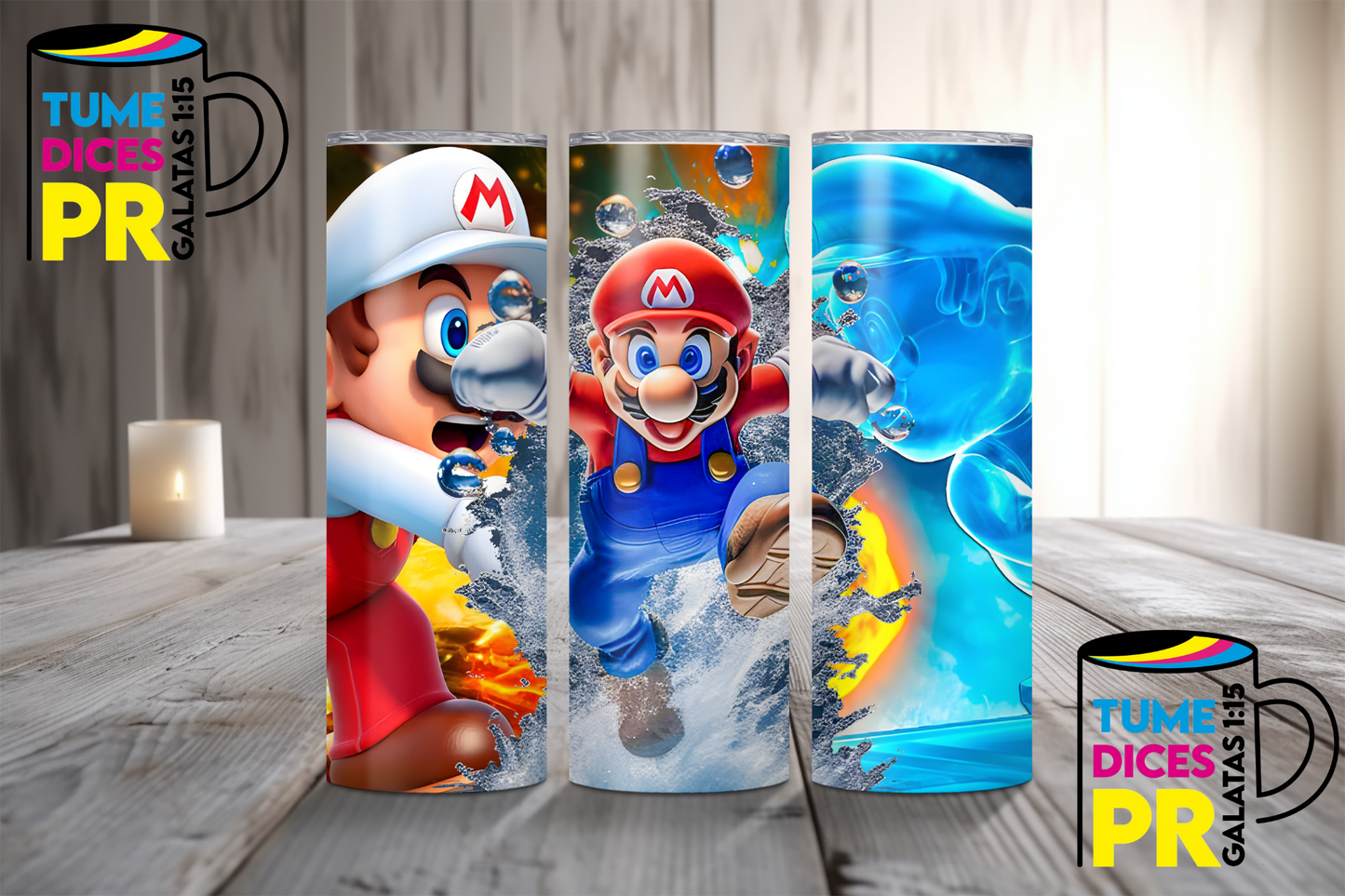 MARIO BROS Skinny Tumbler