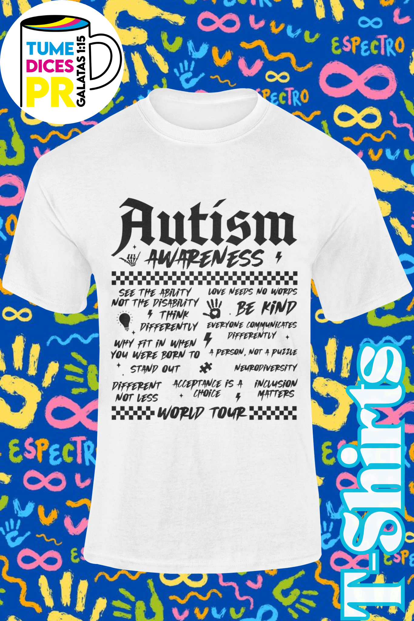 AUTISMO 4 Camisetas